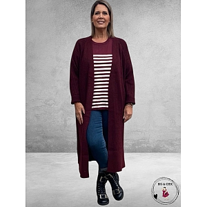 KAFFE CURVE Vest Lang Bordeaux Wine